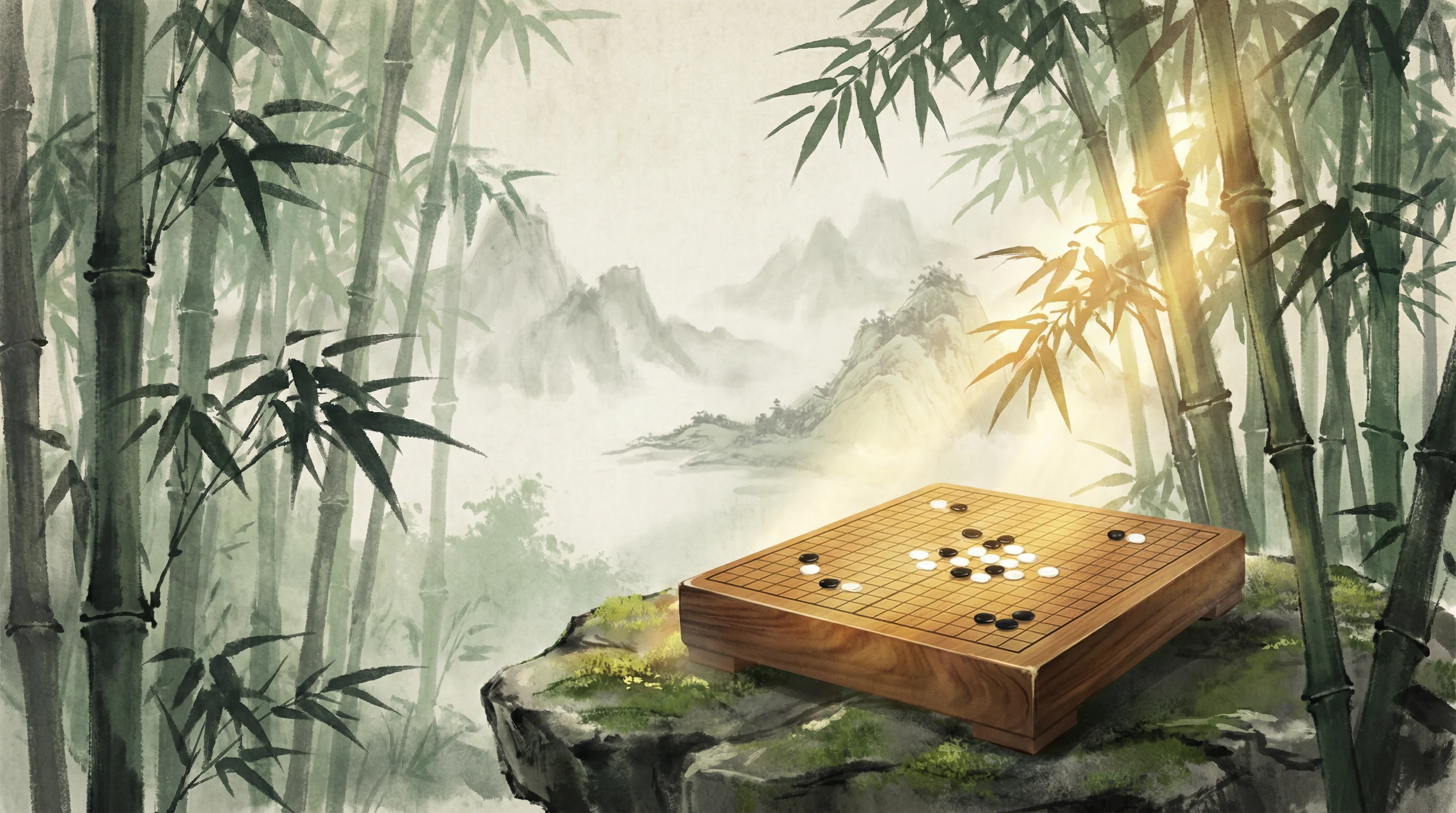 隐士悟局 财神棋牌 对弈界面展示